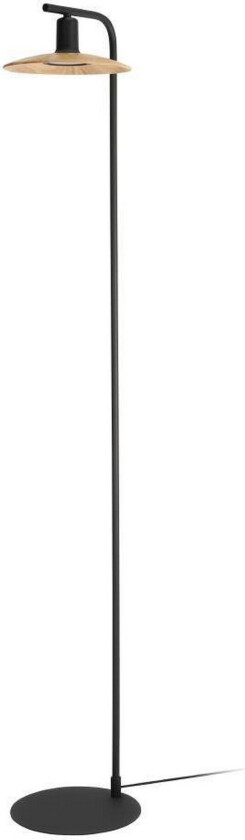 Gulvlampe Eglo Mayazes svart/tre