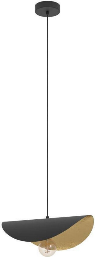 Takpendel Eglo Saceda Svart/Gull 41 cm - 41 cm