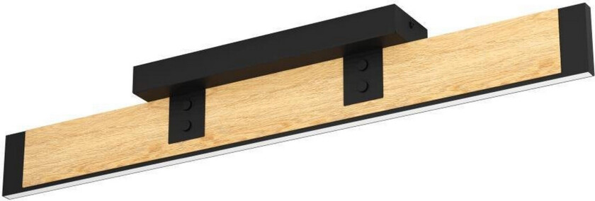 Takbelysning Eglo Caminarro Svart Tre Avlang