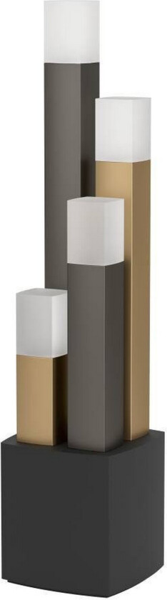 Bordlampe Eglo Estanterios Grå/Brun med 4 Lamper