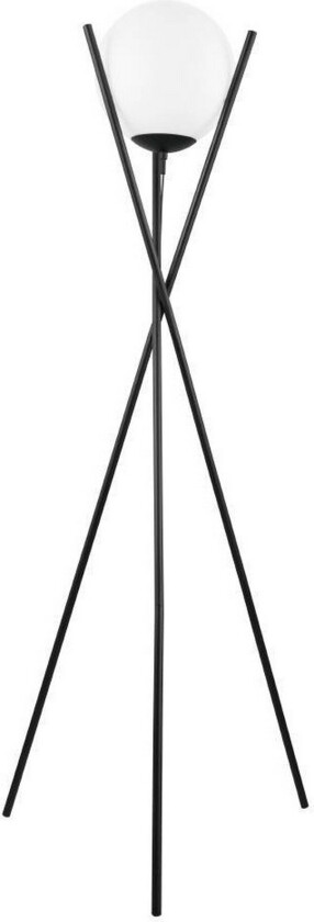 Gulvlampe Eglo Salvezinas Svart/Opalhvit