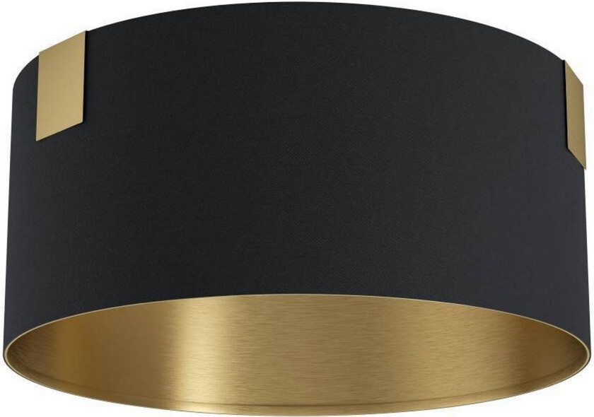 Plafond Eglo Tortola 1 Svart/Messing