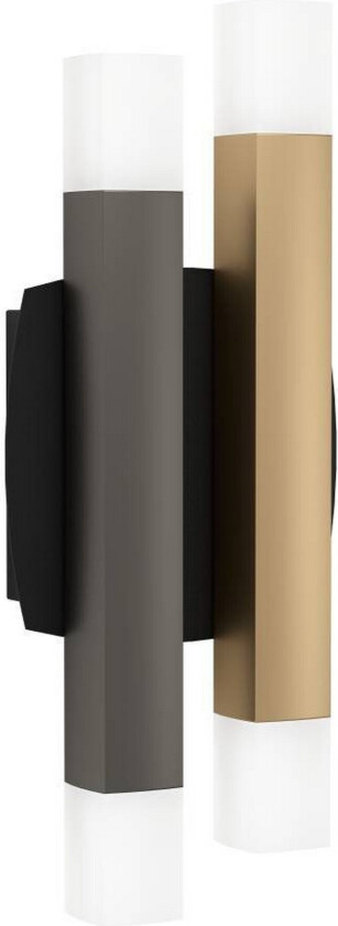 Vegglampe Eglo Estanterios Grå/Brun Opp og Ned 4 Lamper