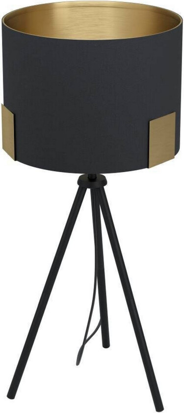 Gulvlampe Eglo Tortola 1 Svart/Messing