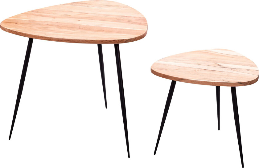 Zipp Settbord 2-pk 60 cm - Brun