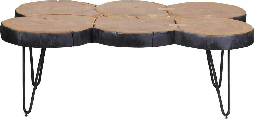 Diglake Sofabord 115 cm - Akacia/Svart