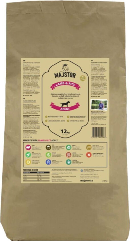 Lam og Ris Adult Genuin (12 kg)