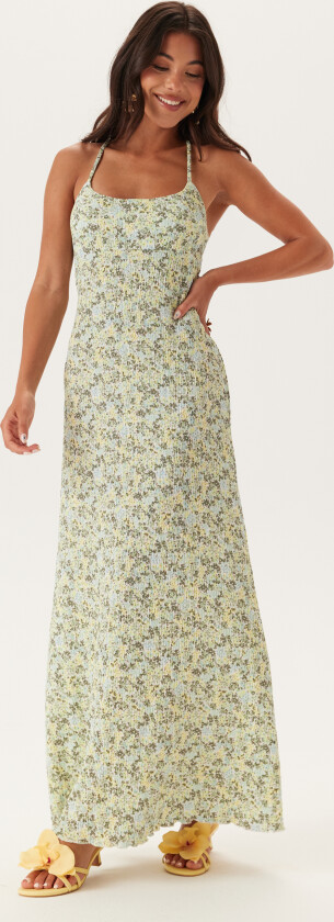 Maxi Strap Dress Grønn XS