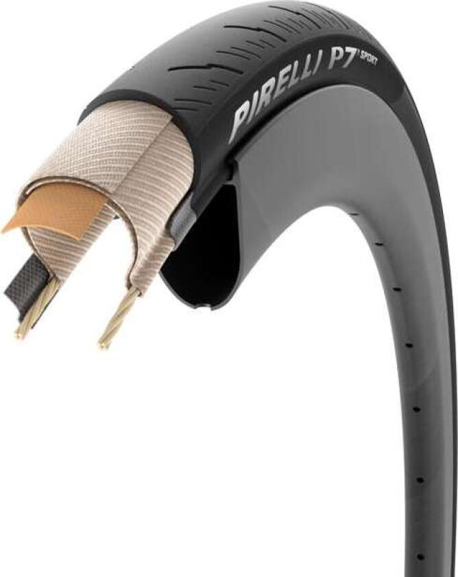 P7 Sport foldedekk road 700x35c svart