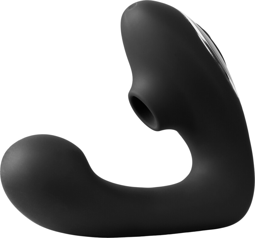 Greedy Girl Duet Lufttrykksvibrator - Svart