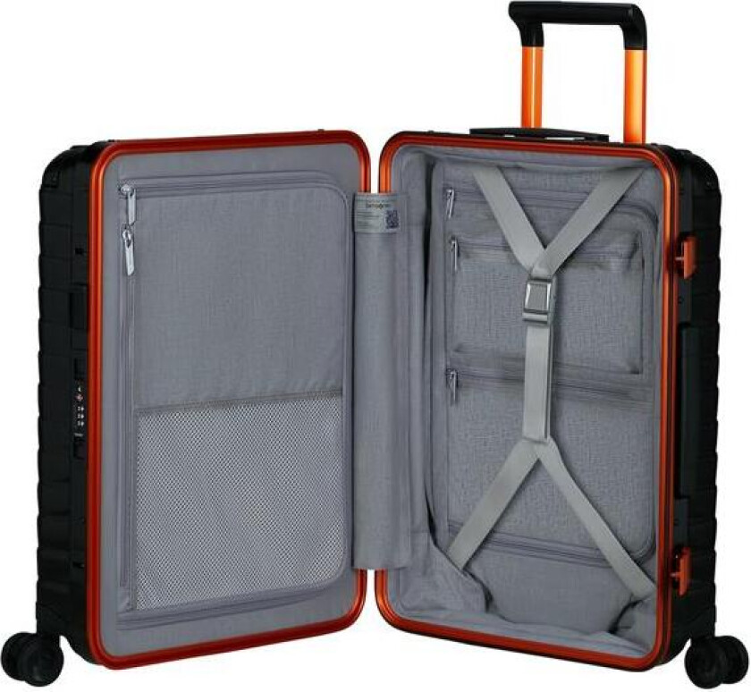 PROXIS ALU kabinkoffert 55 cm 4 hjul Aluminium Graphite/Apricot