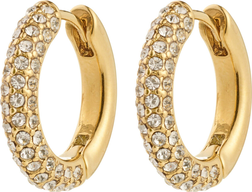 TATUM medium hoops gullbelagt