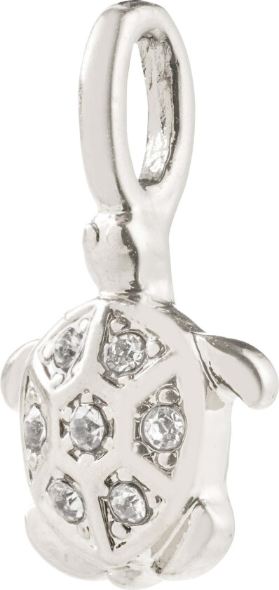 CHARM mini skilpadde anheng sølvbelagt