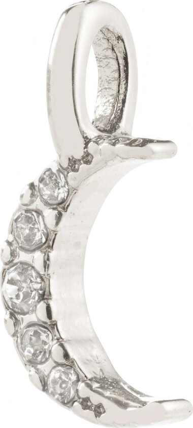 CHARM mini måne anheng sølvbelagt