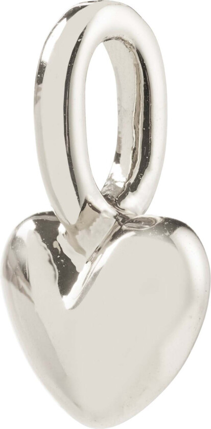 CHARM mini hjerteanheng sølvbelagt