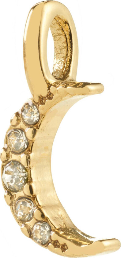 CHARM mini måneanheng gullbelagt