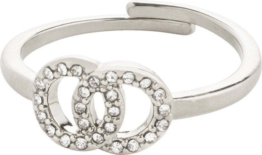 LULU halos stack ring sølvbelagt