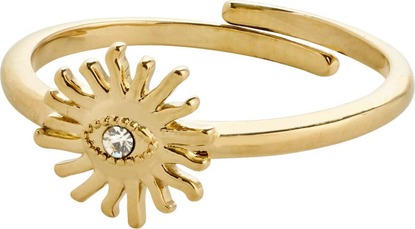 LULU sol stack ring gullbelagt