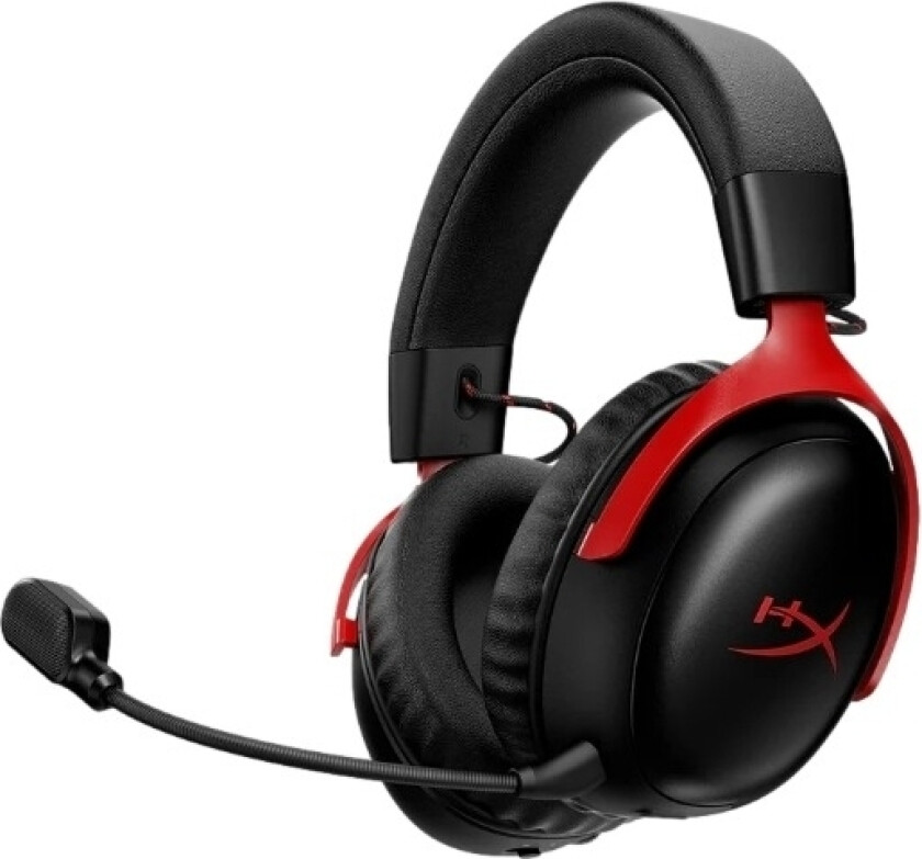 Cloud III S trådløst gaming headset, svart/rød