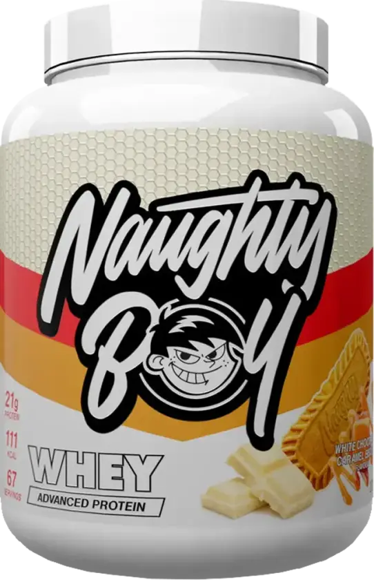 Naughty Boy Advanced Whey Protein - 2010g - White Chocolate Caramel Biscuit