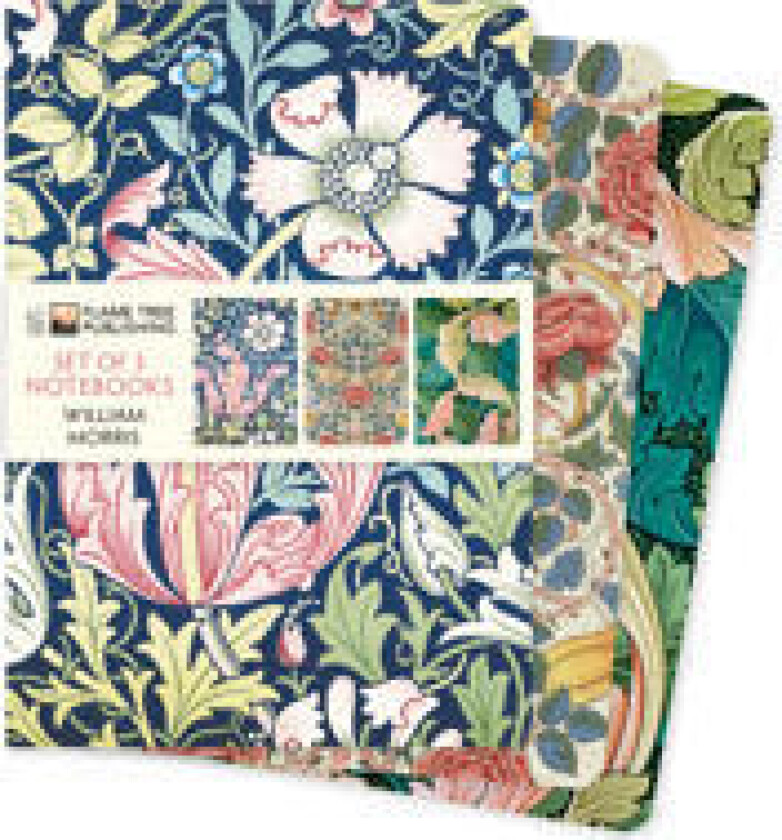 William Morris Set of 3 Standard Notebooks