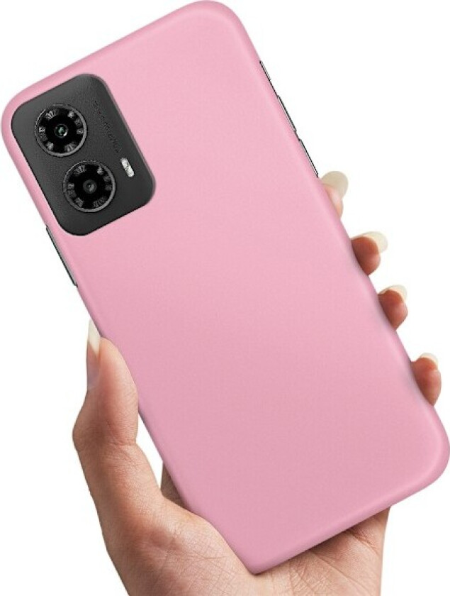 Motorola Moto G35 5G - Deksel/Mobildeksel Lyserosa