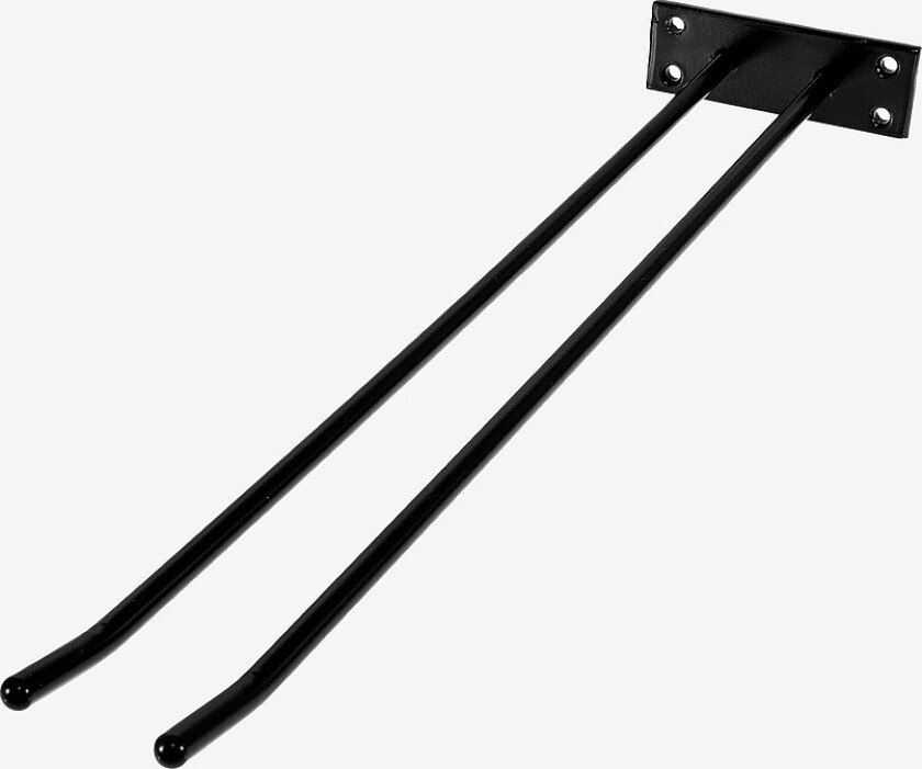 Glasshenger Hippie De Luxe 4 glass vegg - Svart