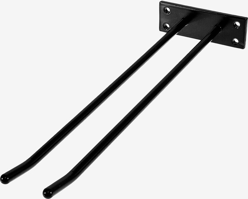 Glasshenger Hippie De Luxe 3 glass vegg - Svart