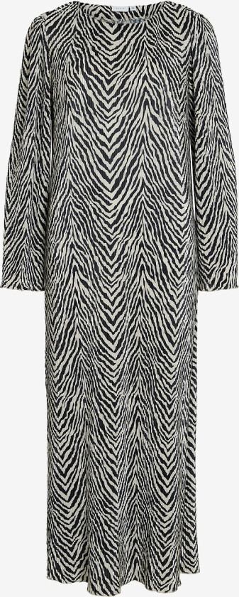 Maxikjole viPoli L/S Ankle Plisses - Hvit