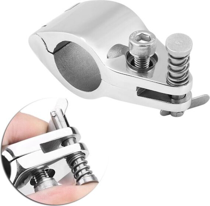 1 Tommers Marine Hardware Beslag i Rustfritt Stål for Båtens Bimini Topp Kjeve Glidehengslet