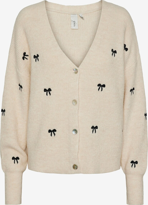 Kardigan yasBow LS Embroided Knit - Beige