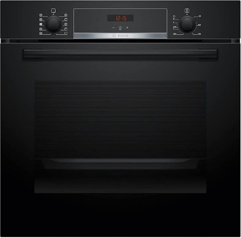 Innebygd ovn BOSCH HQA534BB3 Serie 4 Svart med Dampfunksjon og Avansert Varmeluftsteknologi