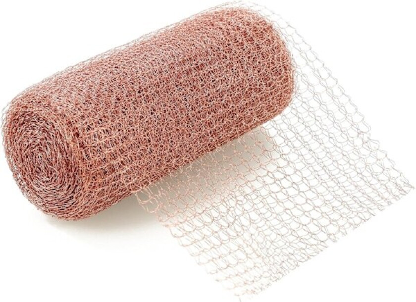 Sneglesikker Kobbernetting - 127mm x 6m - 100% Kobbertråd, Kobbertape Sneglesikker, Forebygger Rotter, Snegler