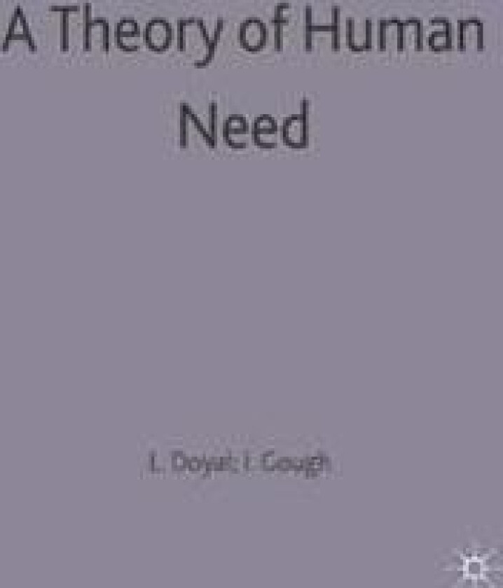 A Theory of Human Need