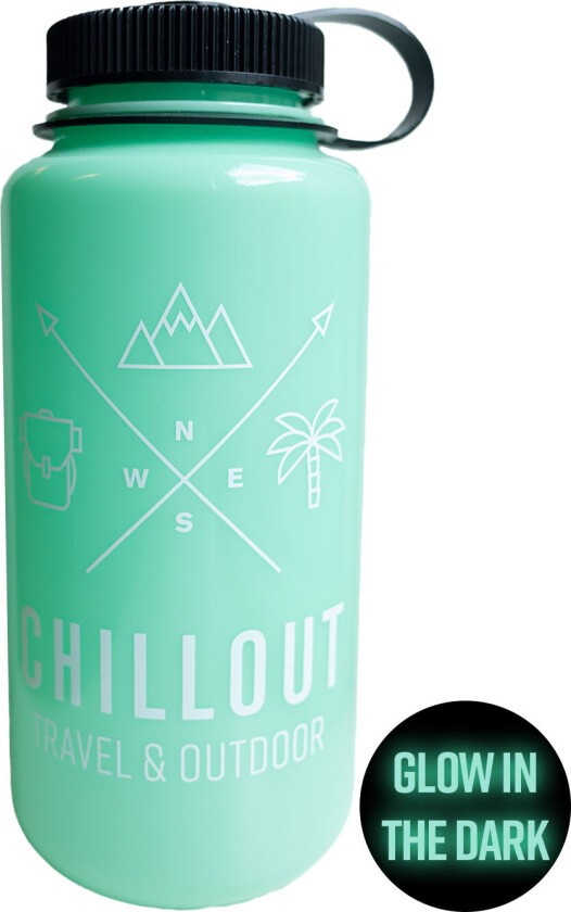 Wide Mouth Sustain "Chillout Logo" Drikkeflaske (1L)