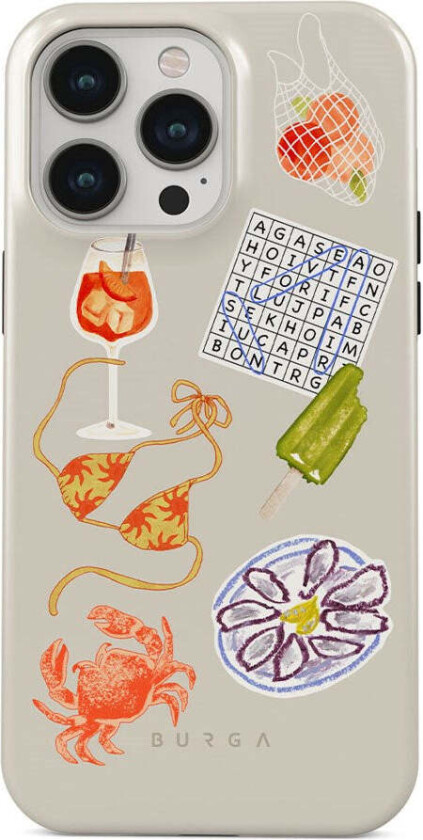 iPhone 14 Pro Tough Fashion Deksel - Seaside Muse