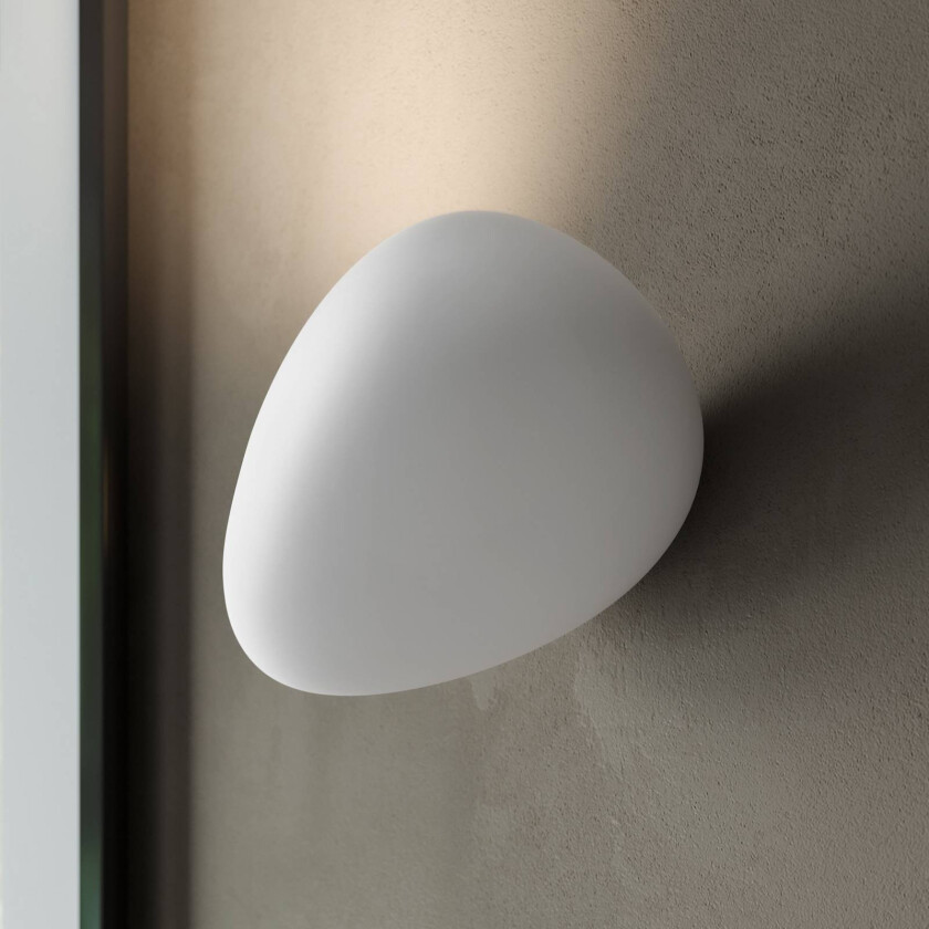 utendørs LED-vegglampe Flò hvit 16 x 12 cm kunstharpiks IP55