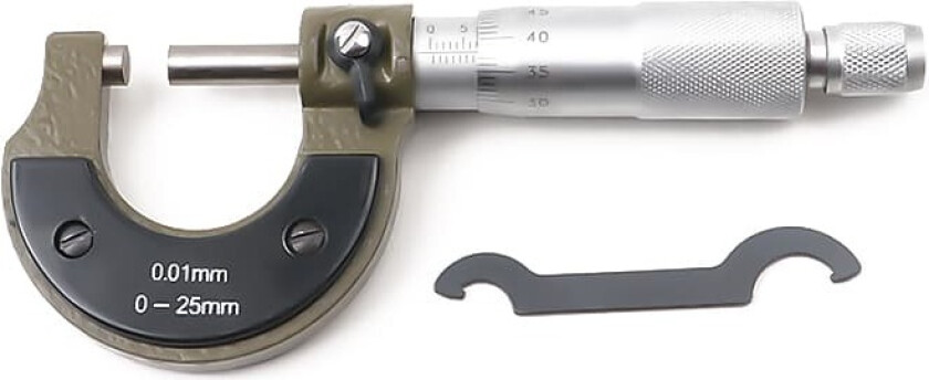 INF Høy presisjon utvendig mikrometer 0-25 mm