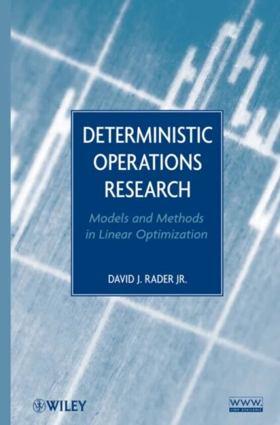 Deterministic Operations Research av David J. (Rose-Hulman Institute of Technology) Rader
