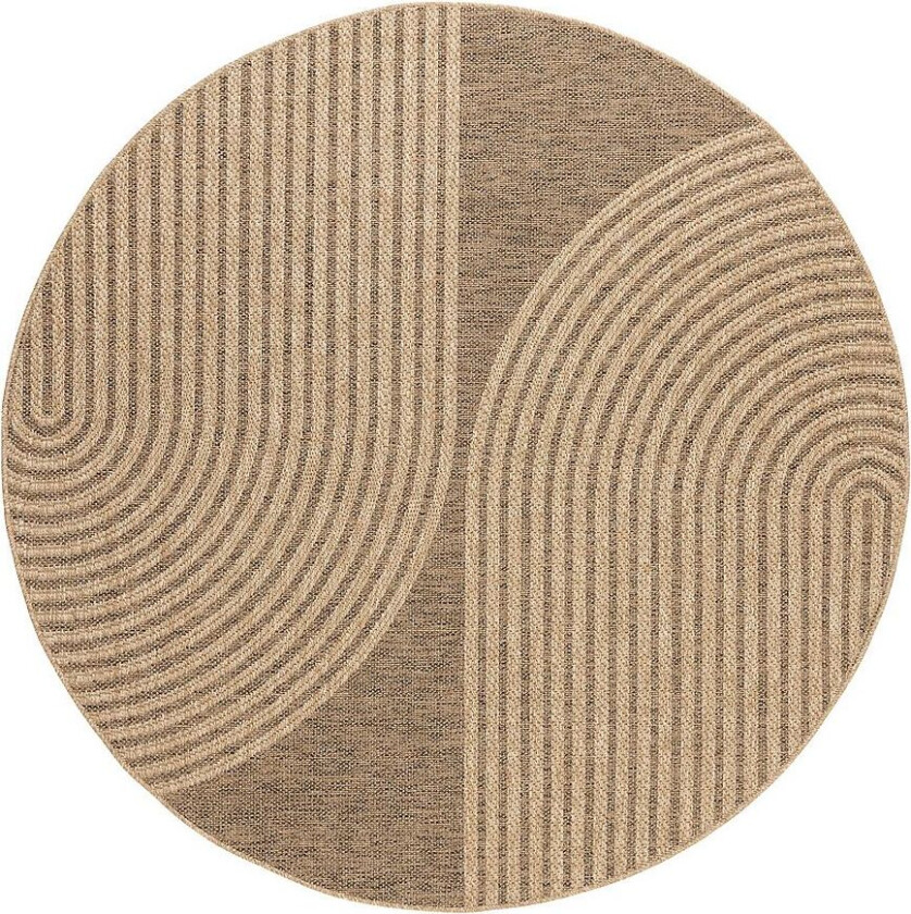Flatvevd teppe , Natural, Natur