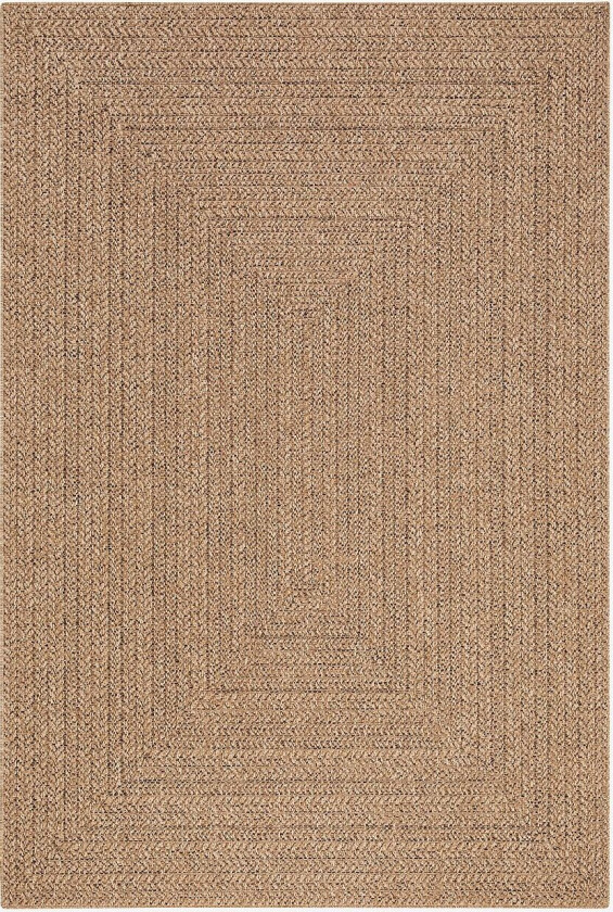 Flatvevd teppe , Natural, Natur