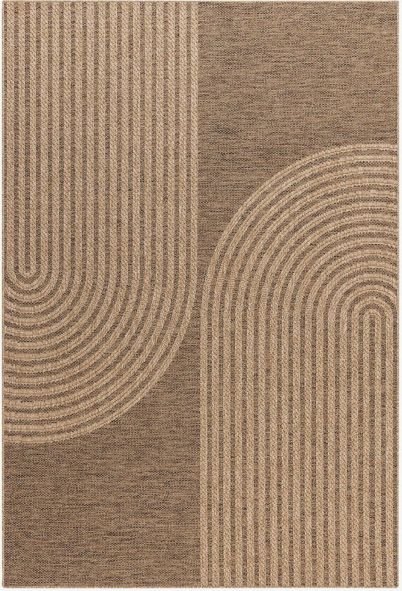 Flatvevd teppe , Natural, Natur