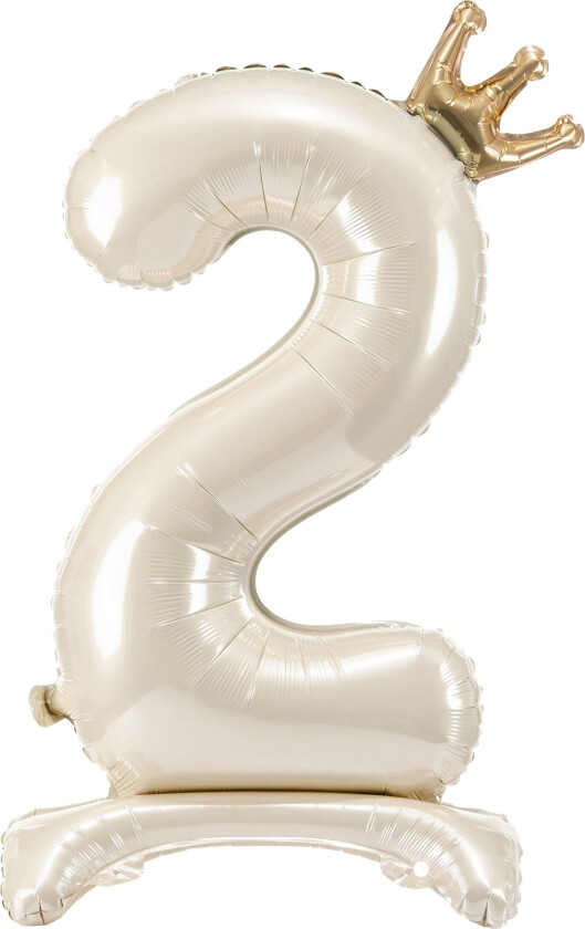 Tallballong Stående Kremhvit - Tall 2