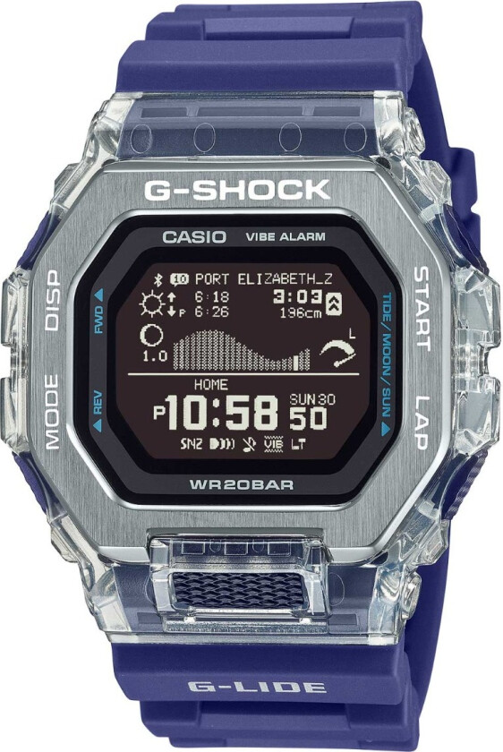 G-Shock G-lide GBX-100S-2ER - Digital - Plastik - Herreklokker - Resin - Mineral