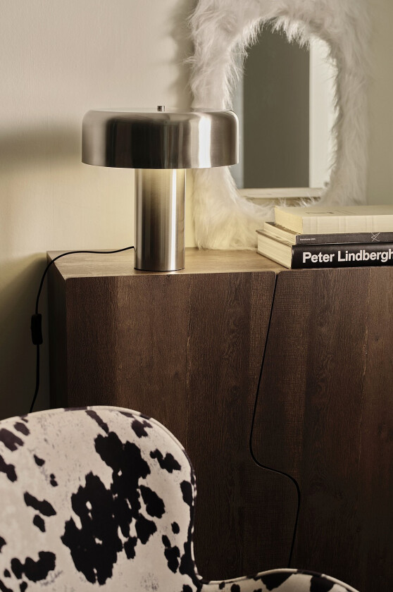 Bordlampe Mush - Sølv