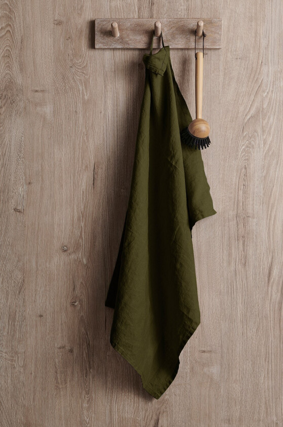 Kjøkkenhåndkle Malva i 100% lin - Grønn