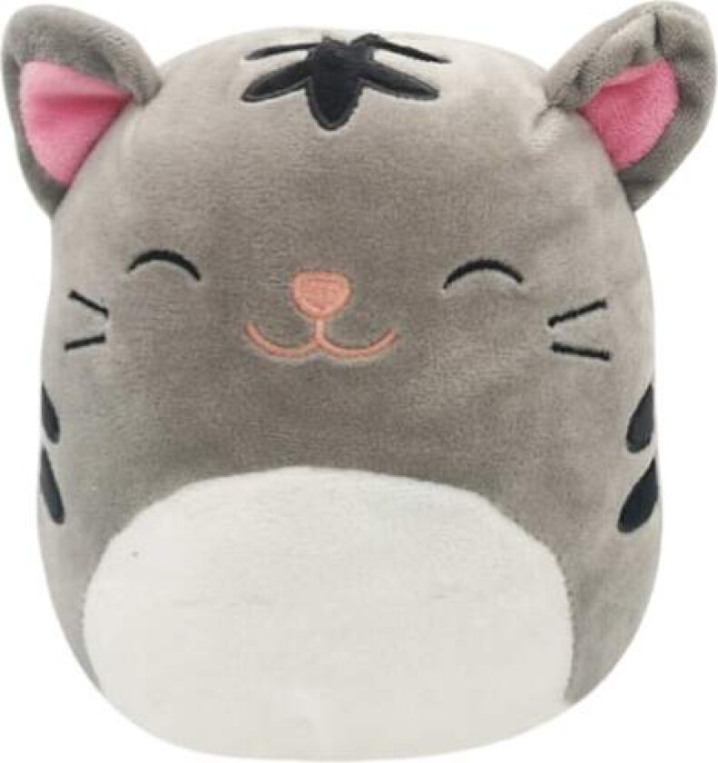 20 cm Squishmallow bamse leketøy grå tiger