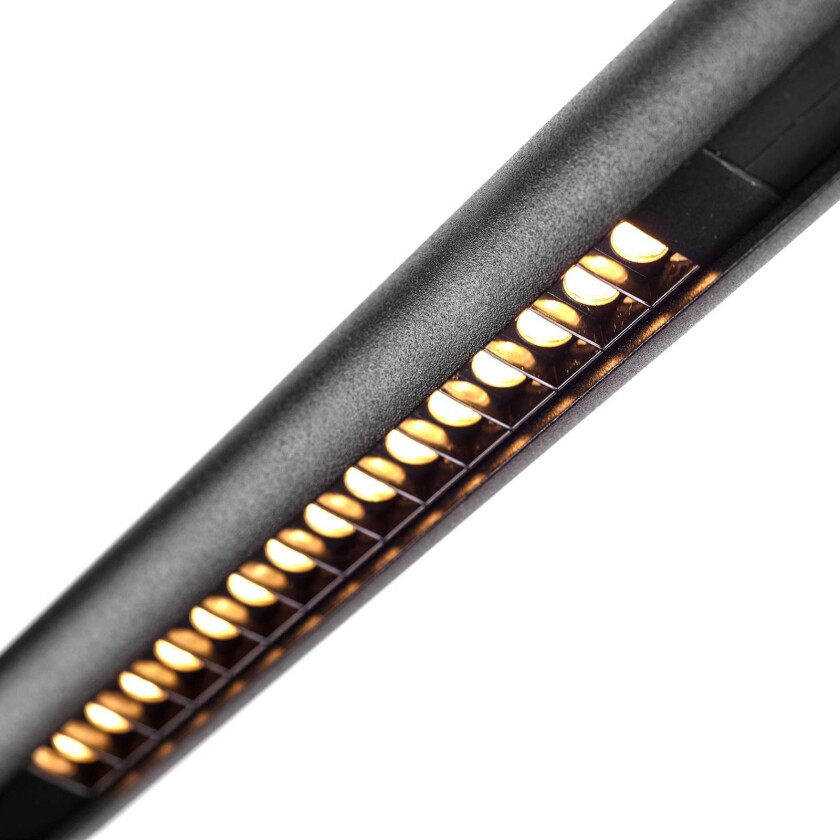 skinnebelysning Minirooler svart DALI 48 V 50° 3.000 K