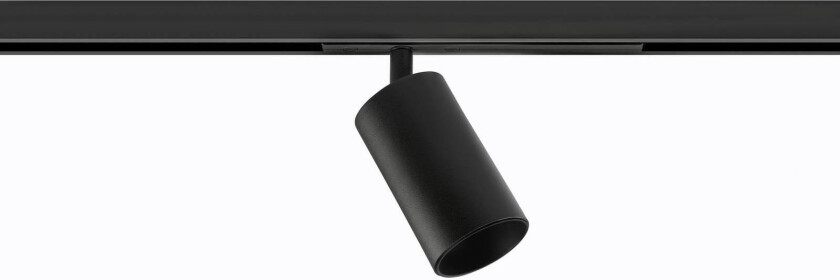 skinnespot Microperfetto svart DALI 48V 30° 3.000K