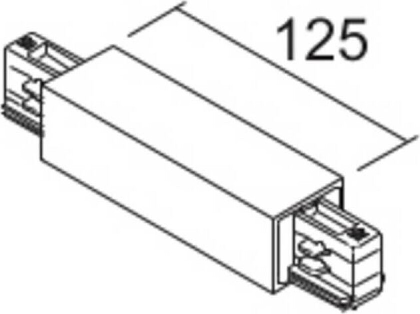 mellomtilkobling LKM DALI, hvit, 3-fase, plast